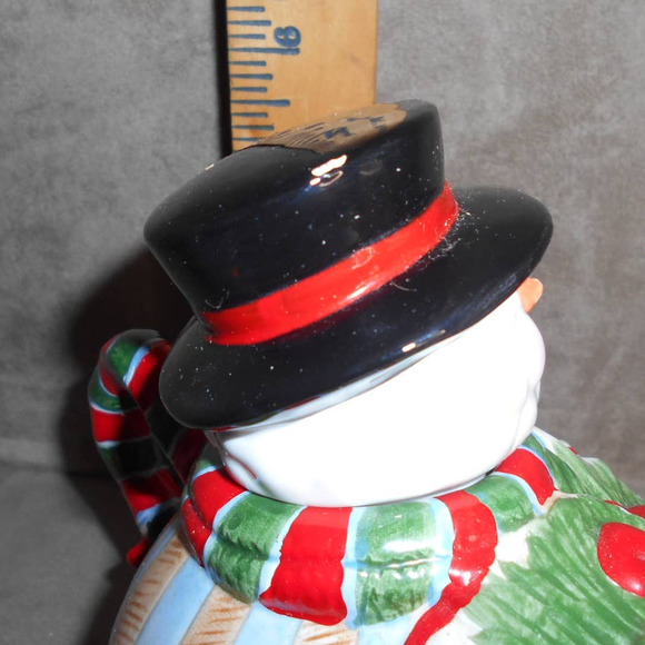 Chadwick-Miller Snowman Tea For One Ceramic Hand Painted 1997 Vintage #31663 - Picture 4 of 13